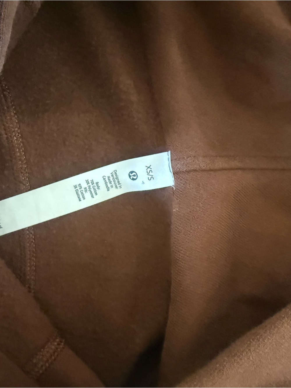 lululemon athletica Chestnut Brown Half-Zip Hooded Pullover - Picture 4 of 4